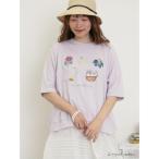 tシャツ 「miyuki matsuo×Samansa Mos2」タックTシャツ レディース