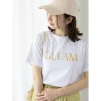 tシャツ ラインストーン×刺繍Tシャツ レディース