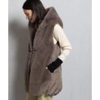 ショッピングダウンベスト 「MARECHAL TERRE」 ダウンベスト MEDIUM モカ レディース