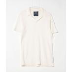 「Hollister」 半袖ポロシャツ M ベージュ メンズ
