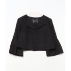 「JILL STUART」 ノーカラージャケット S ブラック レディース