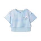 tシャツ タイダイ風肩開メッシュ&タンクトップセット キッズ 子供服 女の子