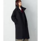 「COMME CA ISM」 コート LARGE ネイビー レディース