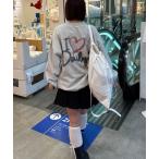 「nemne store」 スウェットカットソー MEDIUM オートミール レディース