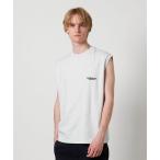 tシャツ 「CGS.」 オーガニックコットン ノースリーブ ロゴ Tシャツ メンズ レディース