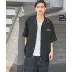 シャツ ブランケットステッチシャツ メンズ