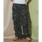  брюки-карго DISPARK/ колено tuck камуфляж брюки-карго женский 