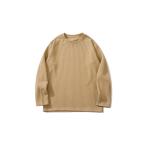 「aimoha」 長袖Tシャツ - ベージュ メンズ