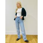 「GAP」 加工デニムパンツ 25 ライトインディゴブルー レディース