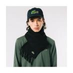 「LACOSTE」 マフラー FREE ブラック メンズ
