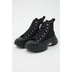 「CONVERSE」 ハイカットスニーカー 24.5cm ブラック レディース