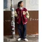 「RODEO CROWNS WIDE BOWL」 スタジャン FREE レッド系その他 レディース