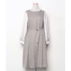 ショッピングSTUART 「JILL by JILL STUART」 長袖ワンピース SMALL ベージュ レディース