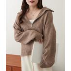 ショッピングforever 「Remind me and forever」 長袖ニット FREE モカ レディース