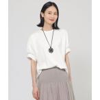 tシャツ 「ウォッシャブル」トリコットプルオーバーカットソー レディース