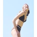 水着 パイピングロゴビキニ レディース