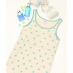 タンクトップ ノースリーブ 「JEMORGAN / ジェーイーモーガン」パック入り ハート柄ワッフルカップ付きクレリックタンクトップ レディース