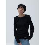 tシャツ 肩パット入りロンT レディース