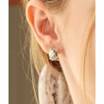 ショッピングＺＡＫＫＡ ピアス キルティングフープピアス レディース