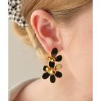 ピアス メタルフラワーピアス レディース