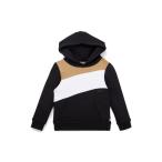 パーカー キッズ コットンブレンド フーディ シグネチャーストライプ ディテール キッズ 子供服 男の子
