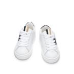 スニーカー キッズ レザースニーカー ロゴライン キッズ 子供 男の子