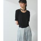 tシャツ 「WEB限定」ブークレリブリボンTシャツ レディース