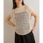 ニット セーター 「NOAHL」ローゲージサマーニットトップス レディース