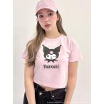 tシャツ 「メロクロコラボ」WINK KUROMI TEE レディース
