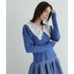 「JILL STUART」 ニットカーディガン FREE ブルー レディース