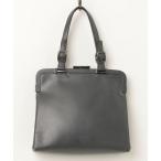 「PRADA」 ハンドバッグ - グレー レディース