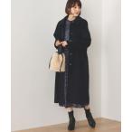 [BEAMS HEART] Пальто Честерфилд FREE темно-синий женский 