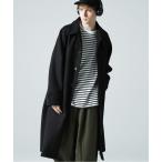[JACKROSE] пальто с отложным воротником M черный мужской 