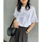 tシャツ 「MICA&DEAL/マイカアンドディール」 別注 WELLINGTOY CITY ロゴプリントTシャツ レディース
