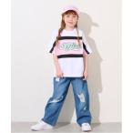 パンツ ダメージ加工デニムパンツ キッズ 子供服 女の子