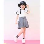 スカート ベルトつきプリーツスカート インナーパンツセット キッズ 子供服 女の子