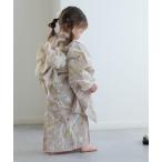 浴衣 キッズ浴衣3点セット ひよこ商店 亜麻色に飛び回る雀 キッズ 子供 女の子