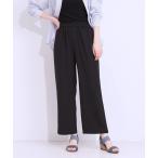 パンツ 「洗える/接触冷感/UV/SS-3L」さらさらぷるんワイドパンツ レディース