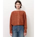 ショッピングジョンブル ニット セーター ラメフェザーニット2WAYプルオーバー レディース