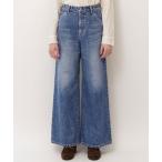ジーンズ デニム デニムパンツ ワイドデニムパンツ レディース