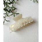 ヘアクリップ ベーシック マーブル ワイド ヘアクリップ