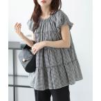 ブラウス シャツ ティアードブラウストップス レディース