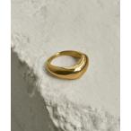 指輪 リング 「金属アレルギー軽減」ニュアンス シェイプ ステンレス リング レディース