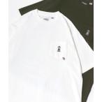 tシャツ 2025SS Coleman/コールマン USAコットン ワンポイントランタン刺繍 ポケット付き 半袖Tシャツ レディース メンズ メンズ