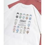 tシャツ 2025SS Coleman/コールマン USAコットン オーバーサイズ ランタンバックプリント ワンポイント ワッペン刺繍 半袖Tシャツ