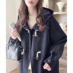 [moment+] полупальто "даффл коут" M темно-синий женский 