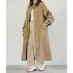 [select MOCA] пальто с отложным воротником FREE бежевый женский 