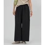 パンツ リネンライクワイドパンツ レディース