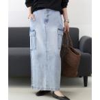 ショッピングVita デニムスカート ストレッチデニムカーゴスカート