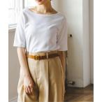 tシャツ 「追加」スビンコットンソフトスクエアーネックTシャツ 2 レディース